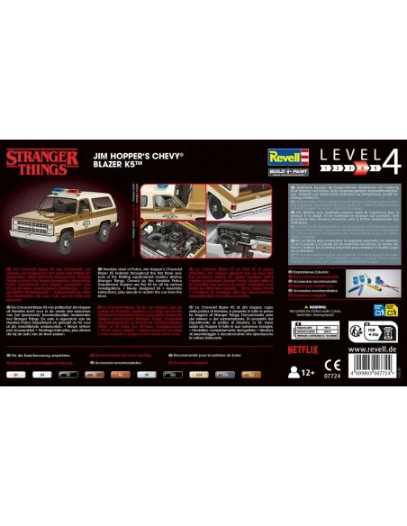 Stranger Things 1985 Chevrolet K5 Blazer, 1/25 - Revell 07724