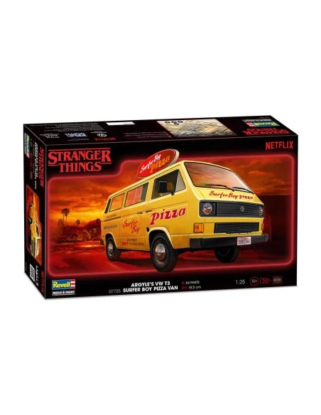 Stranger Things VW T3 Bus Surfer Boy, 1/25 - Revell 07725