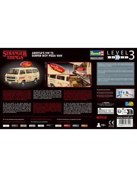 Stranger Things VW T3 Bus Surfer Boy, 1/25 - Revell 07725