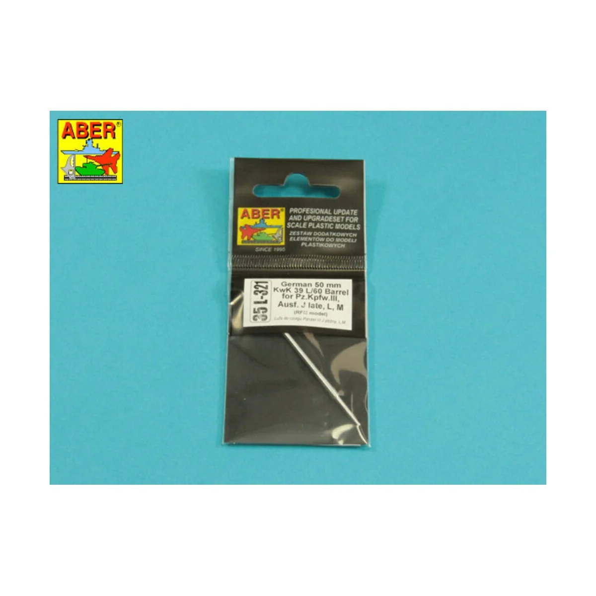 Germ.50mm KwK39L/60 Barrel Pz.Kpfw.IIIAusfJ, L, M., 1/35 - Aber Mod...