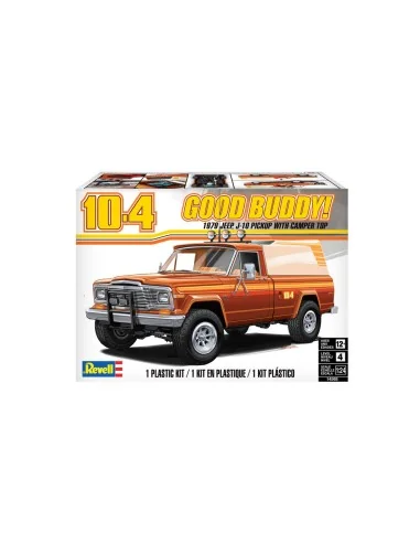 Jeep J-10 pickup with camper, 1/24 - Revell 14568
