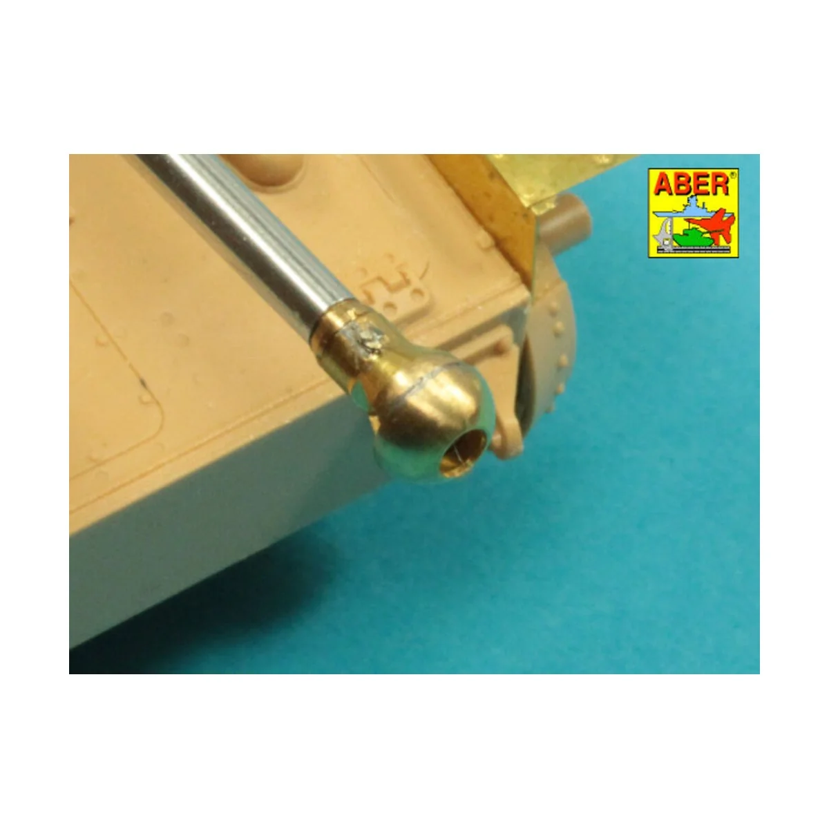 Germ.75mm barrel for KwK40L/43 with single baffle muzzle brake for ...