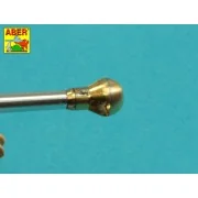 Germ.75mm barrel for KwK40L/43 with single baffle muzzle brake for ...