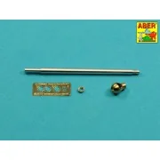 Germ.75mm barrel for KwK40L/43 with single baffle muzzle brake for ...