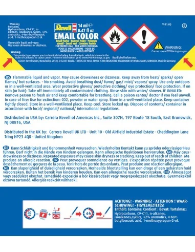 Revell Enamel leuchtorange, matt - Revell 32125