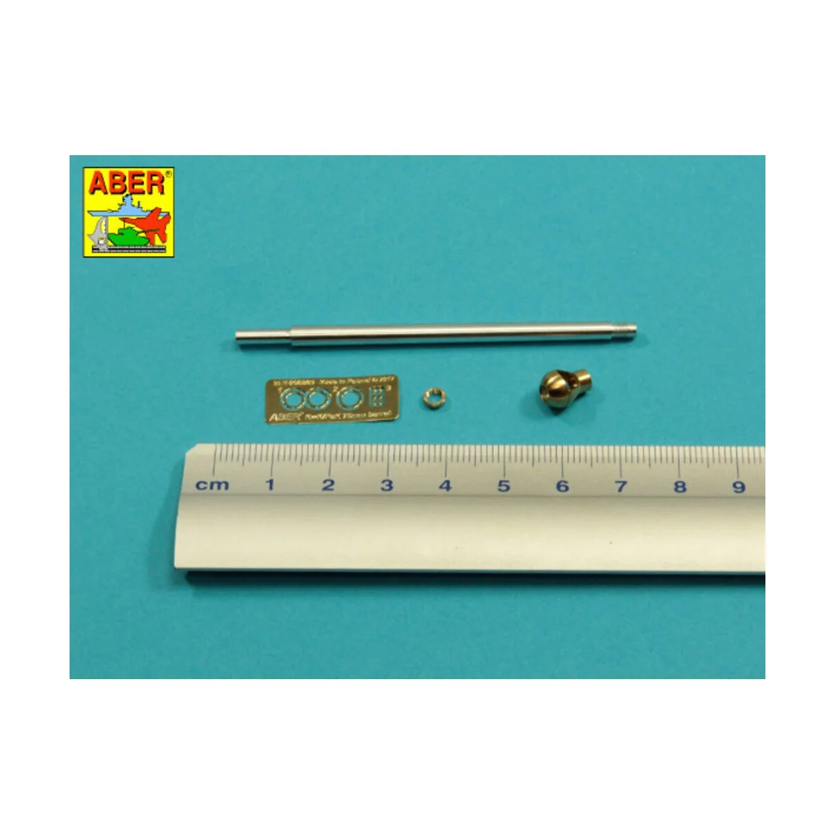 Germ.75mm barrel for KwK40L/43 with single baffle muzzle brake for ...