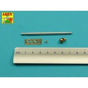 Germ.75mm barrel for KwK40L/43 with single baffle muzzle brake for ...