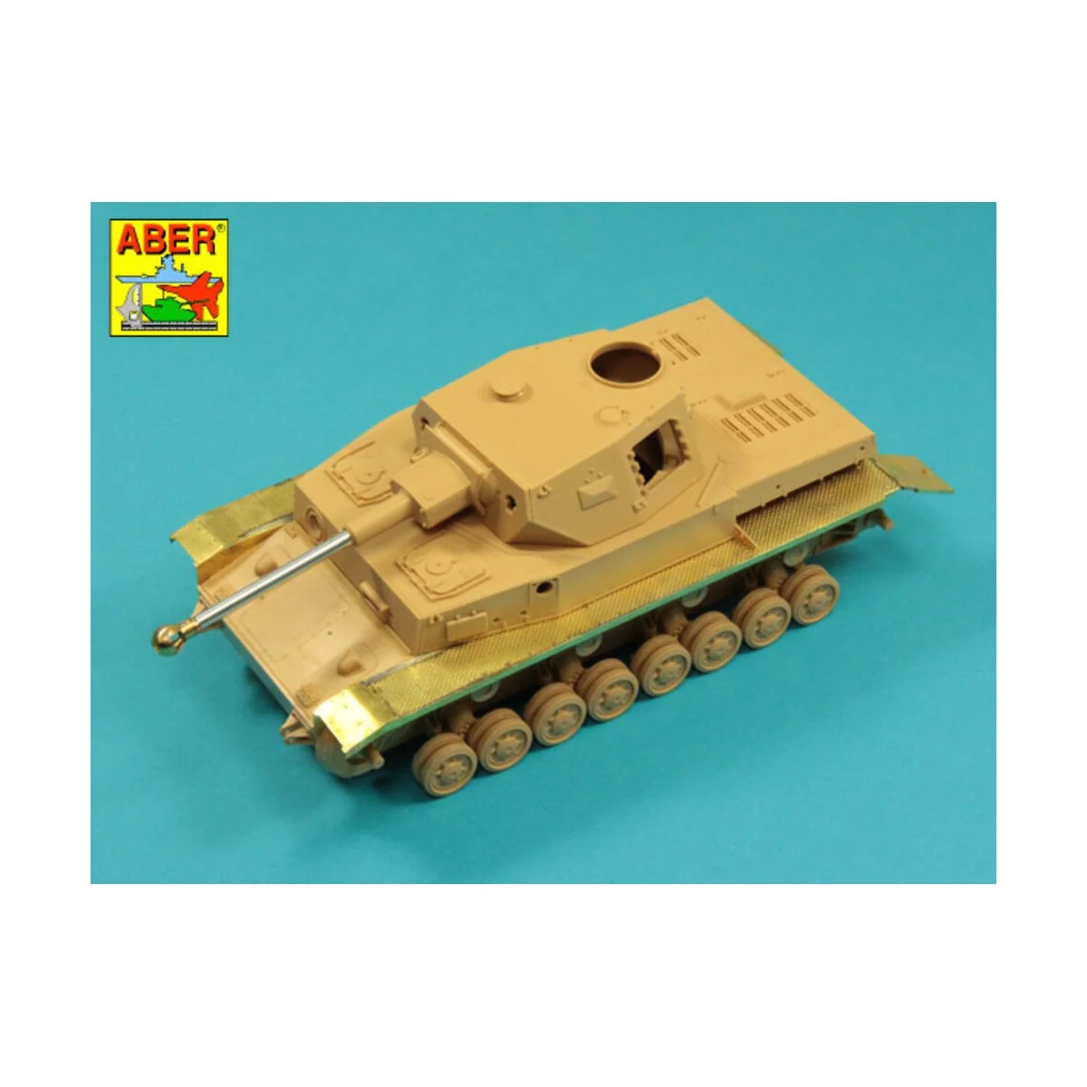 Germ.75mm barrel for KwK40L/43 with single baffle muzzle brake for ...