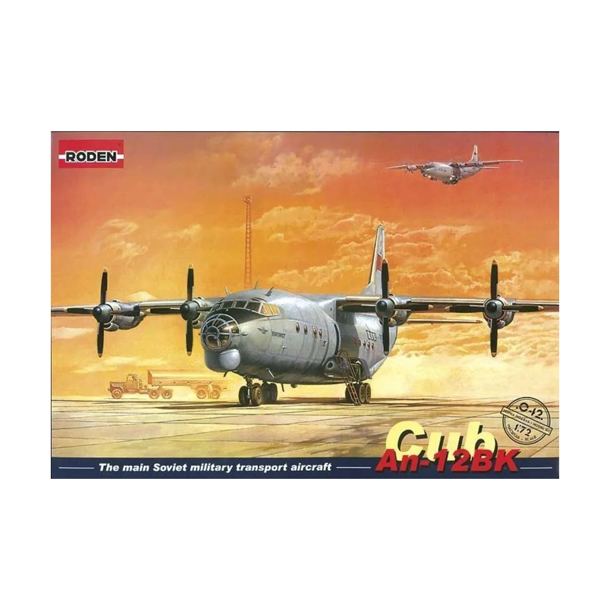 AN-12BK Cub, 1/72 - Roden 042 AN-12BK Cub, 1/72 - Roden 042