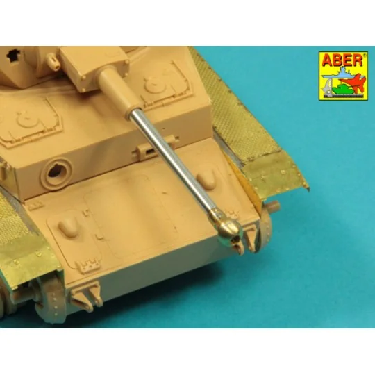 Germ.75mm barrel for KwK40L/43 with single baffle muzzle brake for ...