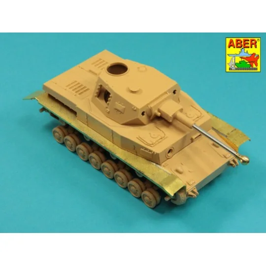 Germ.75mm barrel for KwK40L/43 with single baffle muzzle brake for ...