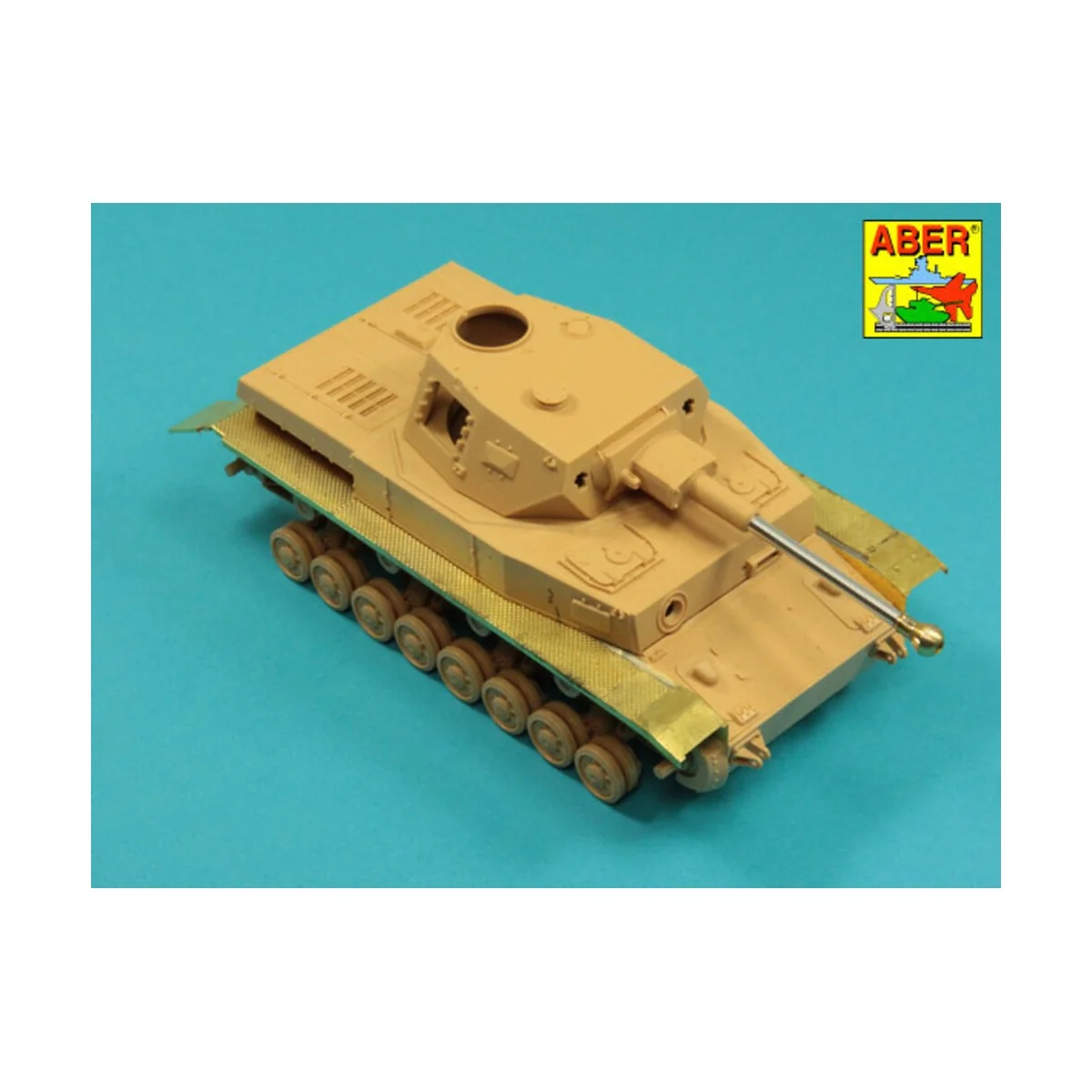 Germ.75mm barrel for KwK40L/43 with single baffle muzzle brake for ...