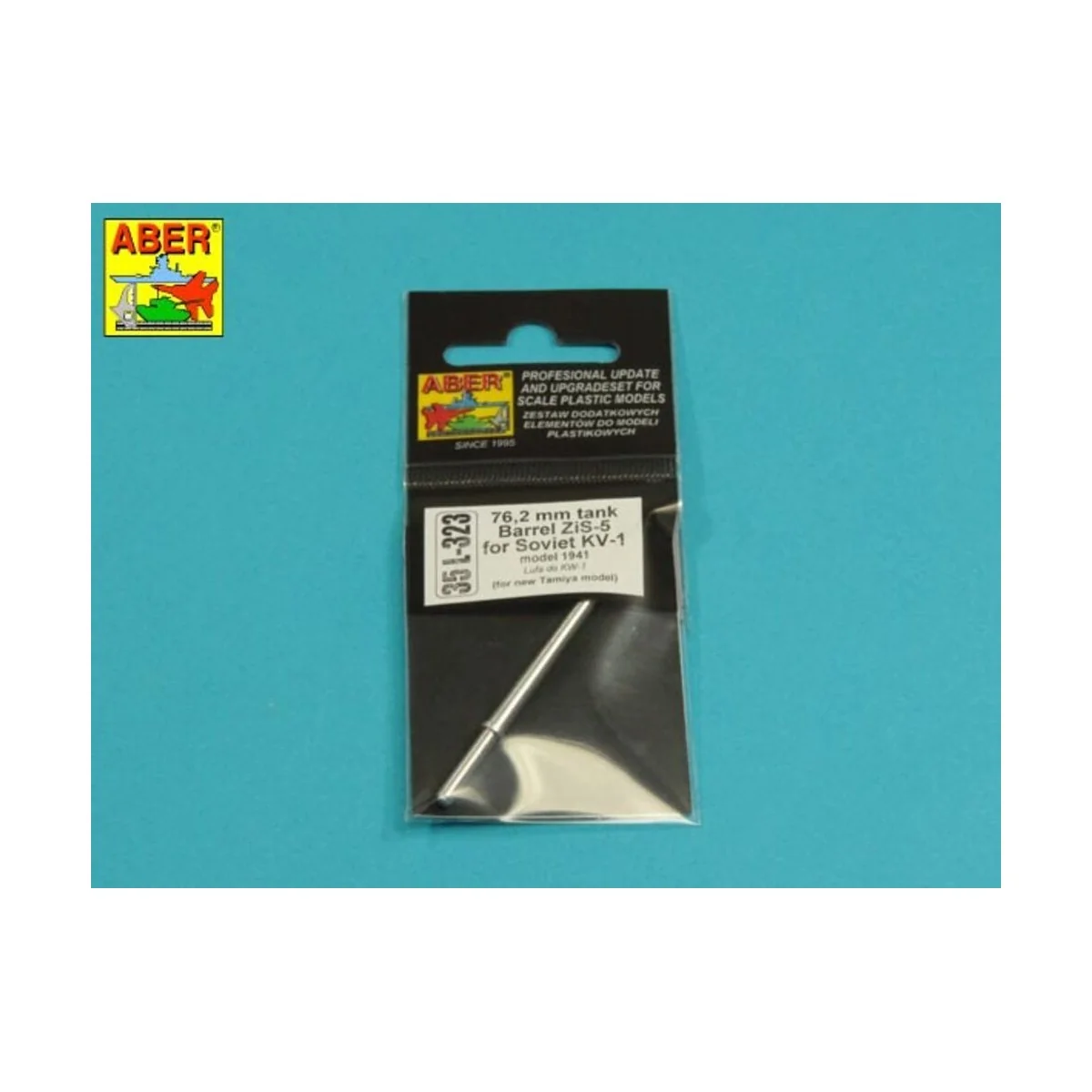 76,2mm Soviet ZiS-5 barrel for KV-1 - Aber Models 35 L-323