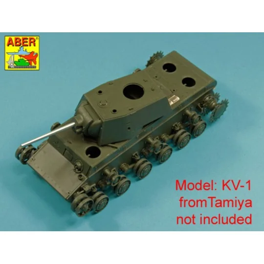 76,2mm Soviet ZiS-5 barrel for KV-1 - Aber Models 35 L-323