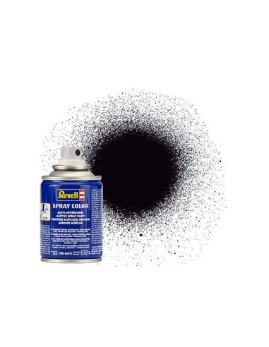 [NO_DESC] Spray schwarz, matt - Revell 34108