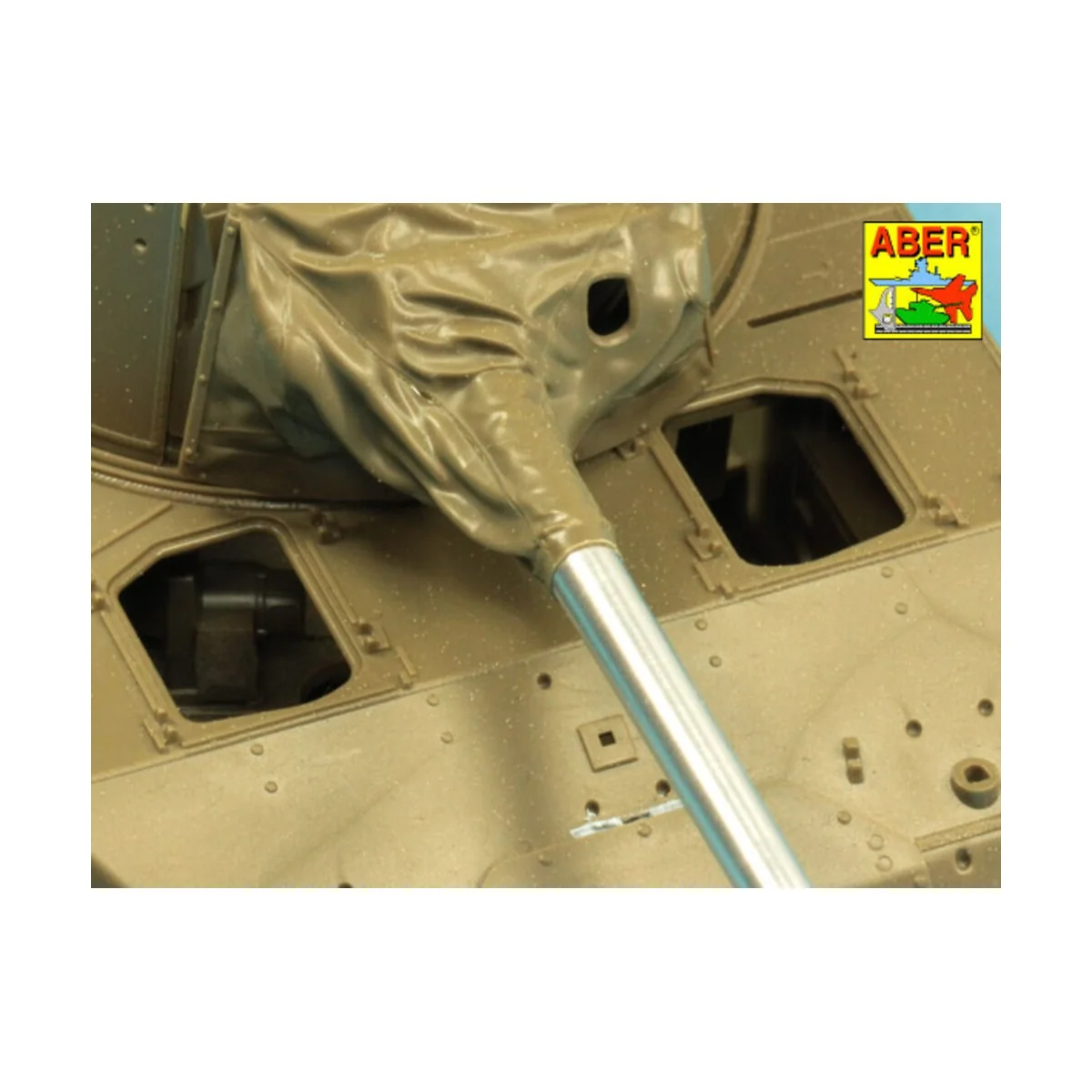 76mm M1A1 Barrel for M18 Helcat U.S. Tank Destroyer - Aber Models 3...