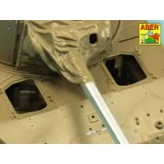 76mm M1A1 Barrel for M18 Helcat U.S. Tank Destroyer - Aber Models 3...