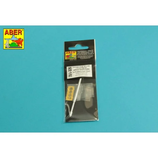 Germ.75mm KwK 40 L/43 barrel for Pz IV F2 or G without muzzle brake...