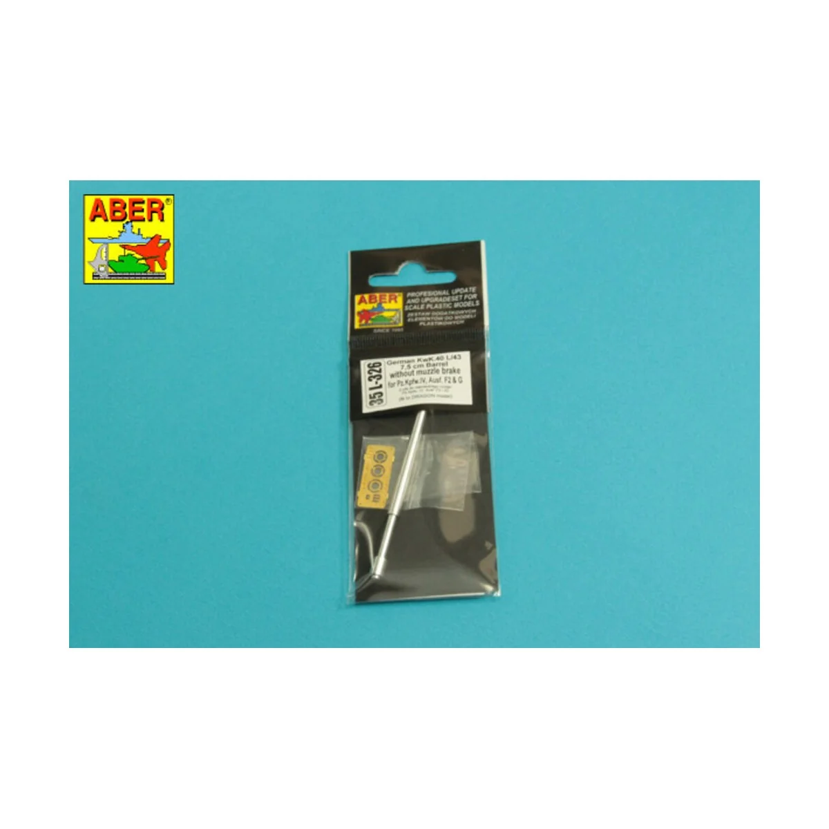 Germ.75mm KwK 40 L/43 barrel for Pz IV F2 or G without muzzle brake...