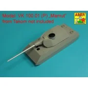 Barrel 128mm PaK 44 L/55 for Vk 100.01(P) MAMMUT (Takom), 1/35 - Ab...