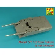 Barrels 120mm for German tank VT 1-2 (Takom), 1/35 - Aber Models 35...