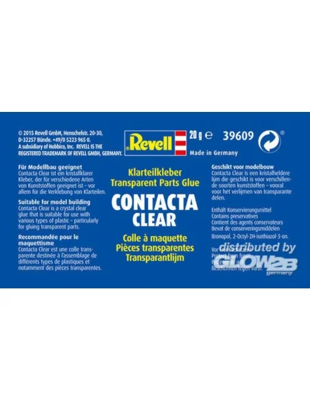 [NO_DESC] Contacta Clear, 20 g - Revell 39609