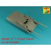 Barrels 120mm for German tank VT 1-2 (Takom), 1/35 - Aber Models 35...