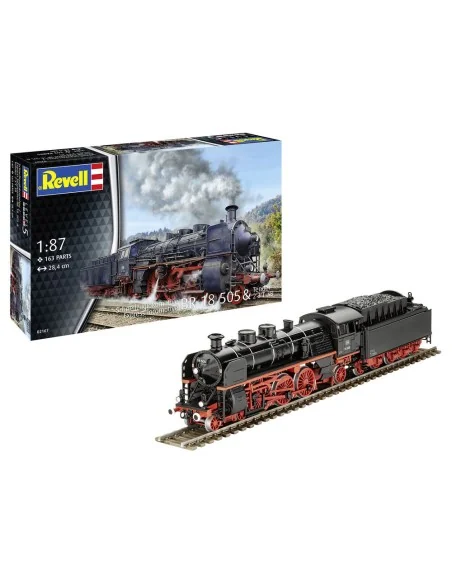 Model Set Schnellzuglokomotive BR18505 mit Tender, 1/87 - Revell 62167