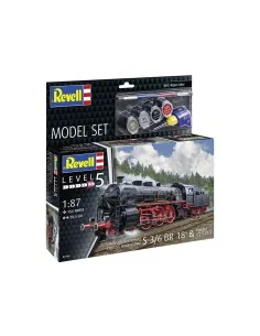 Model Set Schnellzuglokomotive S3/6 BR18mit Tender, 1/87 - Revell 6... 2