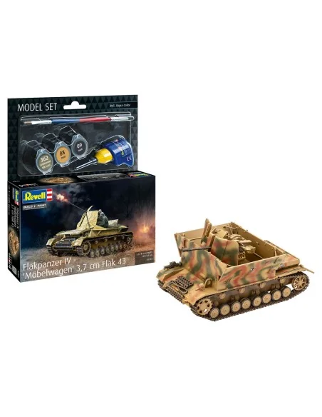 Model Set Flakpanzer IV Möbelwagen 3.7cm Flak, 1/72 - Revell 63363