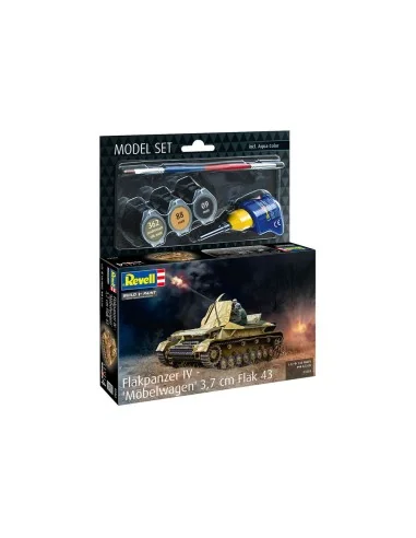 Model Set Flakpanzer IV Möbelwagen 3.7cm Flak, 1/72 - Revell 63363