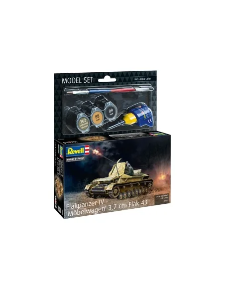 [NO_DESC] Model Set Flakpanzer IV Möbelwagen 3.7cm Flak, 1/72 - Rev...