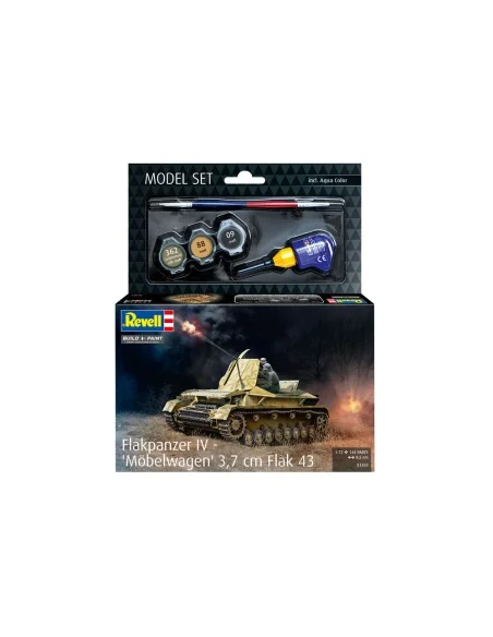 Model Set Flakpanzer IV Möbelwagen 3.7cm Flak, 1/72 - Revell 63363