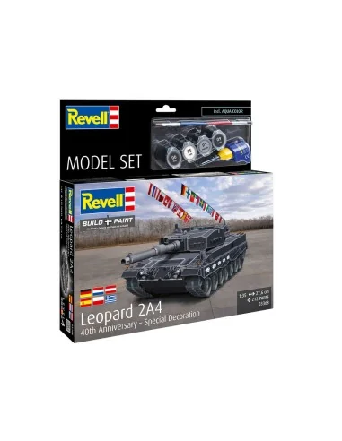 Model Set Leopard 2A4 - Special Decoration 40th An, 1/35 - Revell 6...