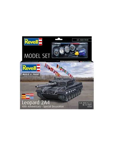 Model Set Leopard 2A4 - Special Decoration 40th An, 1/35 - Revell 6...