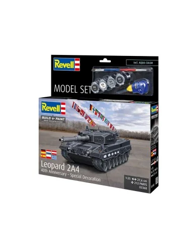 Model Set Leopard 2A4 - Special Decoration 40th An, 1/35 - Revell 6...