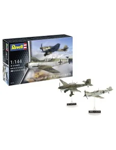 Model Set Messerschmitt Bf109E & Ju87B Stuka, 1/144 - Revell 63770