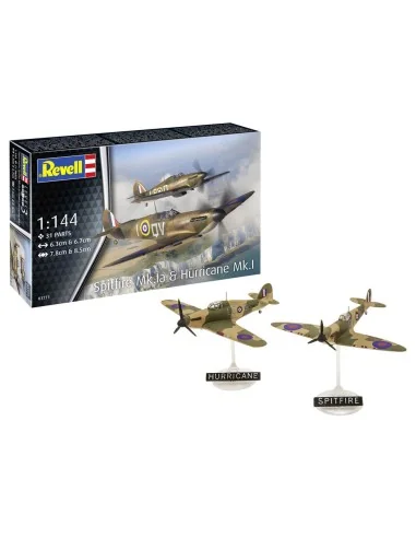 Model Set Spitfire Mk.Ia & Hurricane Mk.I, 1/144 - Revell 63771