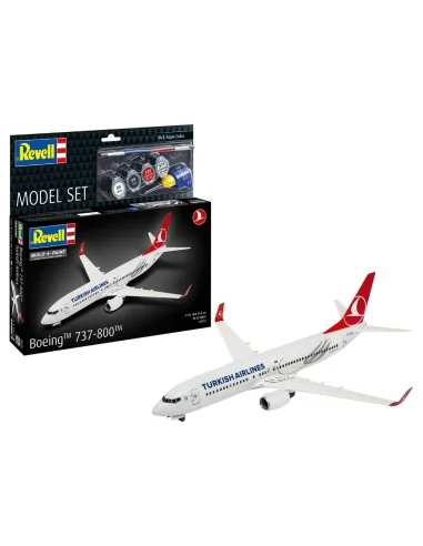 [NO_DESC] Model Set Boeing 737-800 Turkish Airlines, 1/144 - Revell...