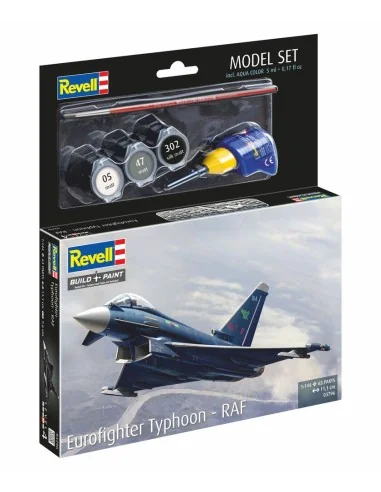 [NO_DESC] Model Set Eurofighter Typhoon - RAF, 1/144 - Revell 63796
