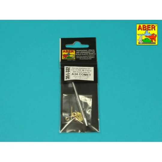 Barrel for British A34 Comet (Tamiya), 1/35 - Aber Models 35 L-332