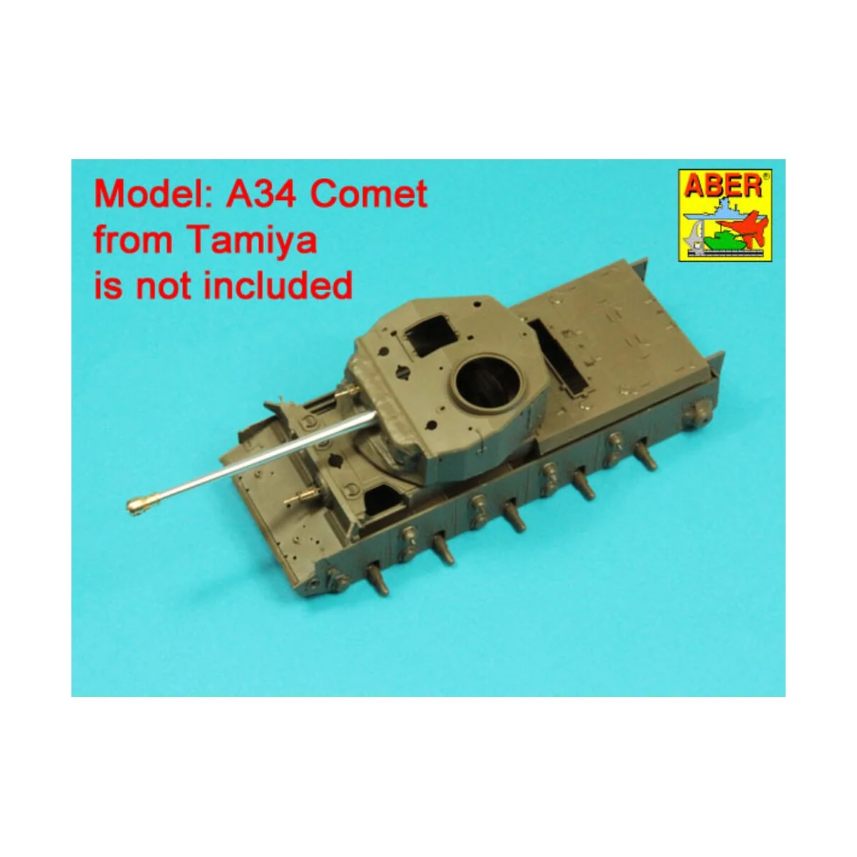 Barrel for British A34 Comet (Tamiya), 1/35 - Aber Models 35 L-332