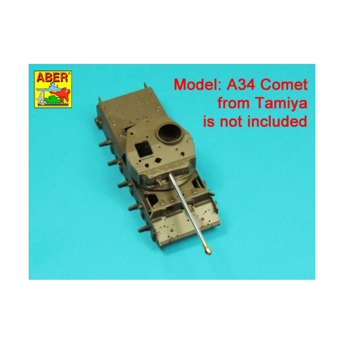 Barrel for British A34 Comet (Tamiya), 1/35 - Aber Models 35 L-332