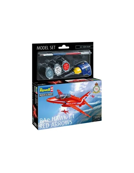[NO_DESC] Model Set BAe Hawk T.1 Red Arrow, 1/72 - Revell 64921