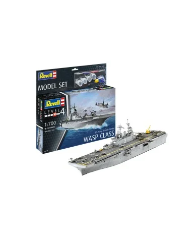 Model Set Assault Carrier USS WASP CLASS, 1/700 - Revell 65178