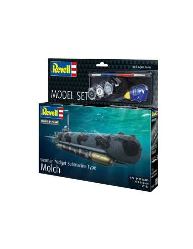 Model Set German Midget Submarine Type Molch, 1/72 - Revell 65187