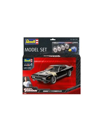 Model Set F&F Dominics 1971 Plymouth GTX, 1/24 - Revell 67692