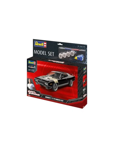 Model Set F&F Dominics 1971 Plymouth GTX, 1/24 - Revell 67692