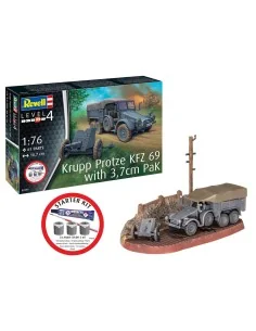 [NO_DESC] Starter Kit Krupp Protze KFZ 69 with 3, 7cm Pak, 1/76 - R...