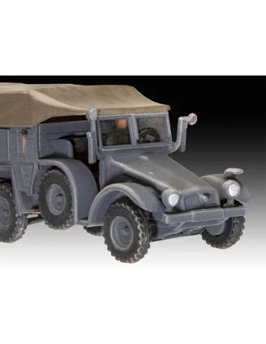 Starter Kit Krupp Protze KFZ 69 with 3, 7cm Pak, 1/76 - Revell 73344